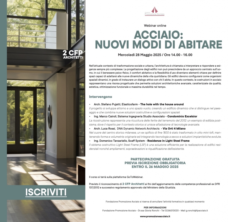 Acciaio &ndash; Nuovi modi di abitare